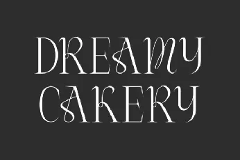 Dreamy Cakery font