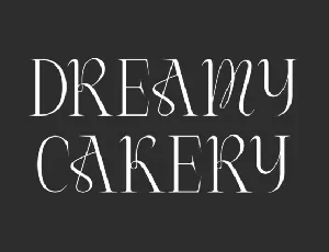 Dreamy Cakery font