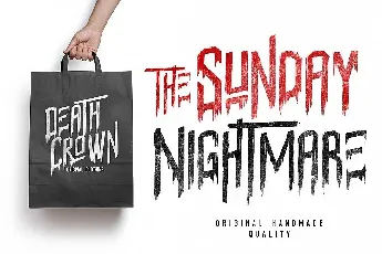 Sunday Nightmare Typeface Free font