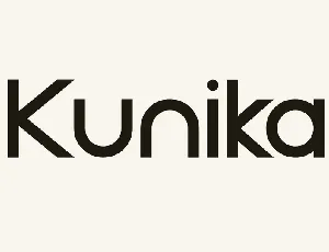 Kunika font