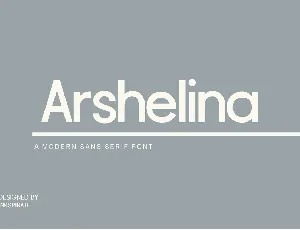 Arshelina font