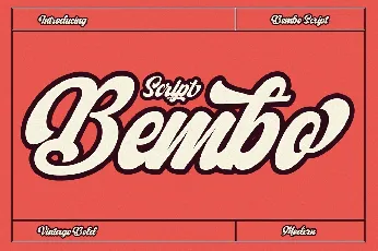 Bembo Script font