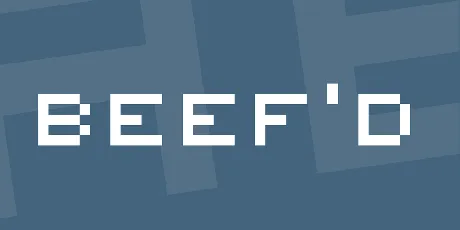 Beef'd font