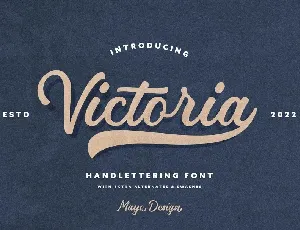 Victoria font