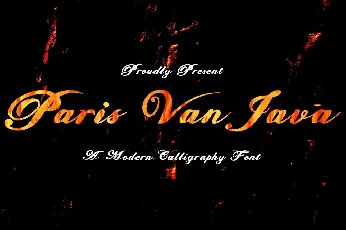 Paris Van Java font