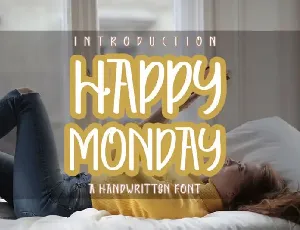 Happy Monday Display font
