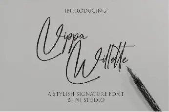 Vippa Willette font