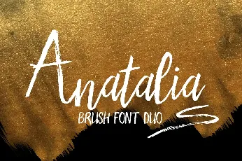 Anatalia Brush Duo font