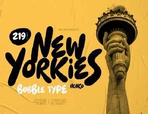 New Yorkies font