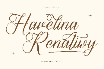 Havelina Renatiwy DEMO VERSION font