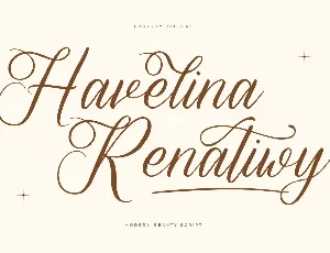 Havelina Renatiwy DEMO VERSION font