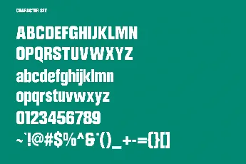 Sorvette font