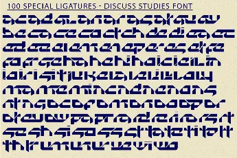 Discuss Studies Demo font