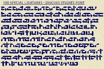 Discuss Studies Demo font