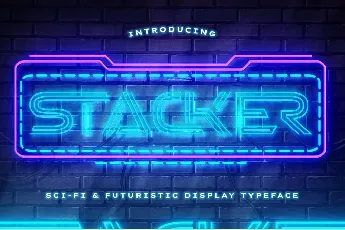 Stacker font