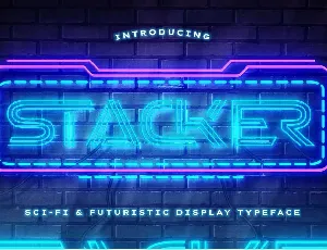 Stacker font