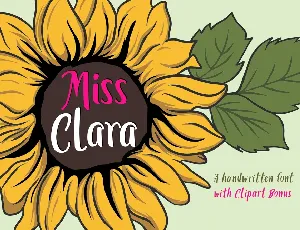 Miss Clara  Familys font