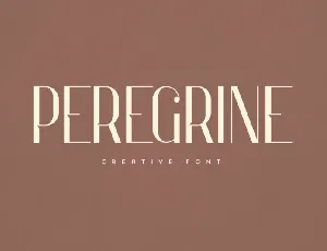 Peregrine font