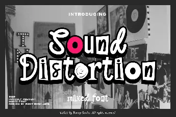 Sound Distortion font