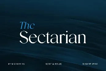 The Sectarian font