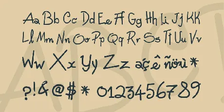 Freehand Written font