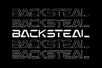 Backsteal font