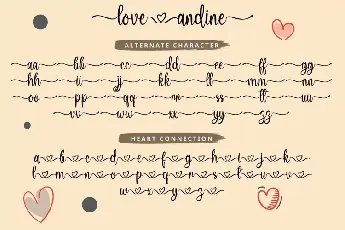 Love Andine font