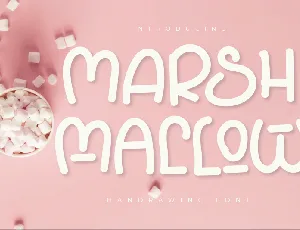 Marshmallow Display font