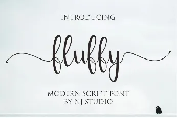 Fluffy font