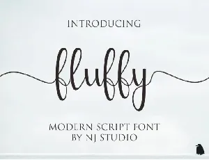 Fluffy font