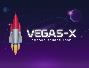 Vegas-X font