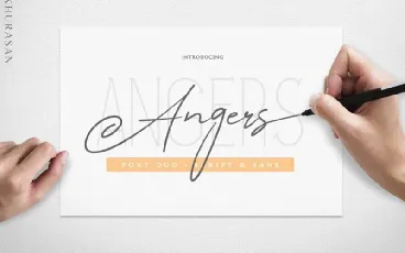 Angers Script font