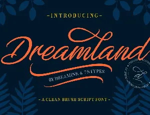 Dreamland Script font