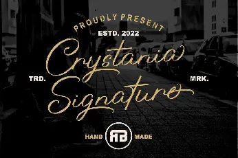 Crystania font