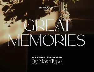 Great Memories Demo font