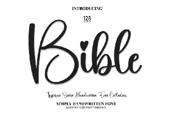 Bible Script font