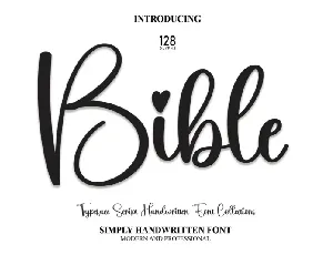 Bible Script font