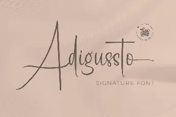 Adigussto font