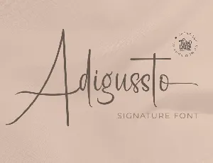 Adigussto font