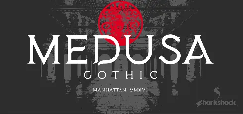 Medusa Gothic font