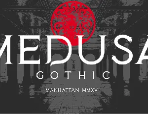 Medusa Gothic font
