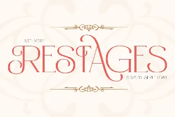 Restages font