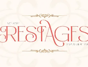 Restages font