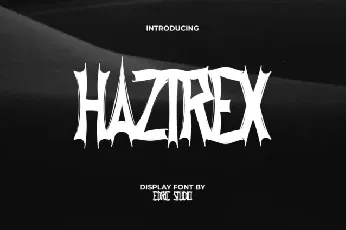 Haztrex font