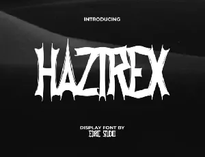 Haztrex font