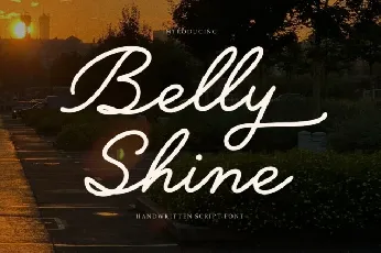 Belly Shine font