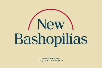 New Bashopilias font