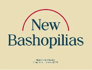 New Bashopilias font