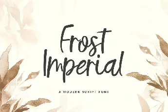 FrostImperial font