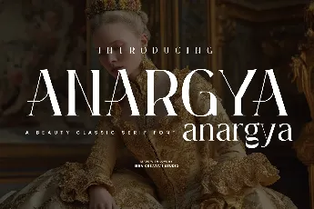 Anargya Personal Use font